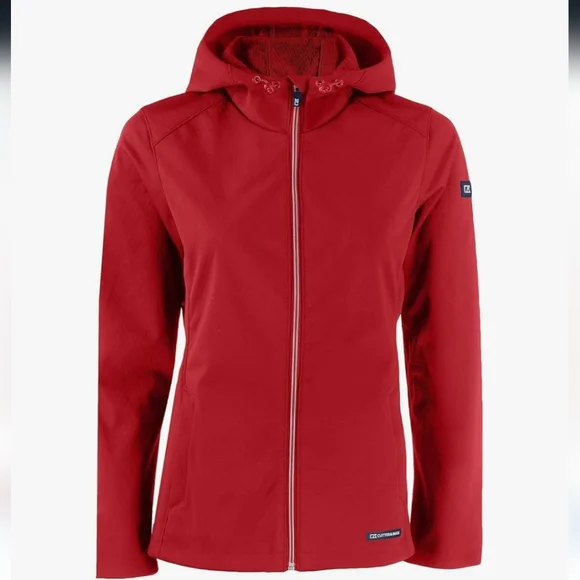 Cutter & Buck Red Jacket with Hood - Picture 15 of 15